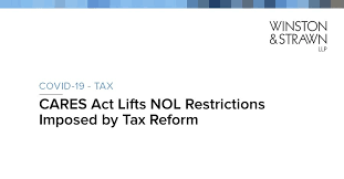 Travel directions in the act; Cares Act Lifts Nol Restrictions Imposed By Tax Reform
