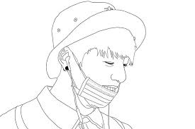 Jungkook is the youngest bts vocalist from south korea. Bts Coloring Pages Print Members Of A Popular Korean Group
