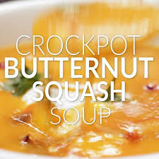 This Crockpot Butternut Squash Soup Recipe Is Vegan Gluten Free Healthy Full Butternut Squash Soup Crockpot Squash Soup Recipe Butternut Squash Recipes Soup