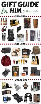 Holiday Gift Guide For Him All Under 30 Gift Guide For Him Diy Gifts For Boyfriend Bday Gifts For Him