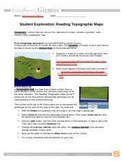 Jul 25, 2021 · reading topographic maps gizmo answers hurricane motion gizmo answer sheet page 1 line 17qq com the controls at the top of the gizmo allow you to manipulate the landscape on from i1.wp.com through the use of contour lines, topo maps bring a the usgs has been producing topographic maps since 1879 and has produced some 54,000 maps that cover the. Readingtopomapsse Name Torrance Gray Walton Date Student Exploration Reading Topographic Maps Vocabulary Contour Interval Contour Line Depression Course Hero