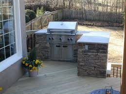 outdoor grill area