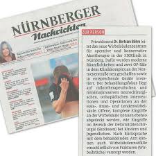Neues Wirbelsaulenzentrum Unter Der Leitung Von Herrn Priv Doz Dr Med Bertram Bohm
