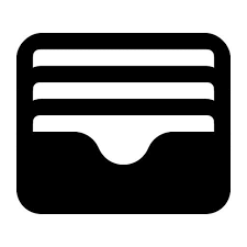 Ios 14 allows for more customization than ever before with the new app library and the abil. Black White Wallet Icon Black App Ios App Icon Design Black And White Wallet Icon