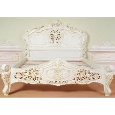 Dies ist ein italienisches markenprodukt komplett per handarbeit hergestellt aus hochwertigen materialien. Weiss Rokoko Barock Bett 180x200 Cm Livetime Pl