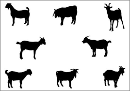 Goat Silhouette Silhouette Svg Png Jpg Eps Silhouette Vector Silhouette Clip Art Animal Silhouette