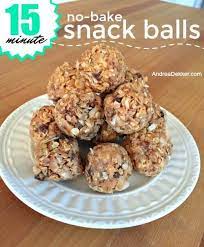 15 Minute No Bake Snack Balls Healthy Afternoon Snacks Snacks Snack Balls