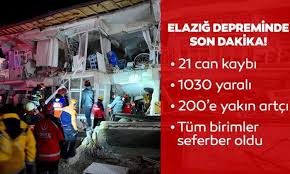 Alınan son dakika deprem raporlarına göre malatya'nın hekimhan ilçesinde 4.1 şiddetinde deprem meydana geldi. Malatya Ve Elazig Deprem Ile Sarsildi Elazig Da Deprem Sonrasi Son Durum Olu Ve Yarali Sayisi Haber Haberler Son Dakika Haberler
