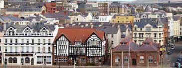 It is located at the mouth of the river douglas, and on a sweeping bay of two miles. Douglas Calling Find Out About Isle Of Man Jobs At Jobs Expo Galway