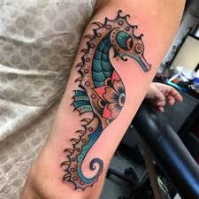 Uncommon feminine ocean tattoo designs. Ocean Tattoos For Women Simple Tropical Tattoo Seahorse Tattoo Tattoos