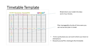 The Appealing Revision Template Timetable Revision Template Printable With Blank Revision Timetable Template Images Below Is