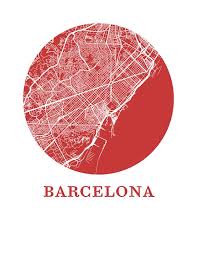 ¡personaliza tu propio póster de barcelona! Barcelona Map Print City Map Poster Products In 2019 City Map Poster Map Artwork Map