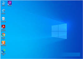 Windows desktop customized with mac icons. How To Hide All Windows 10 Desktop Icons Easy Way Htmd Blog 2