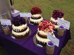 Pin By Elizabeth Bader On My Wedding Dessert Buffet Wedding Cake Display Bundt Cake