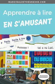 Apprendre A Lire En S Amusant Marginale Et Heureuse Apprendre A Lire Apprendre A Lire En Francais Ecole A La Maison