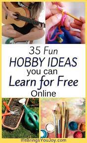 It's great for strengthening your comprehension skills. List Of 35 Fun Hobby Ideas To Try Each Hobby In This Collection Includes A Free Tutorial Or Video So You Can Learn Hobbies For Kids Crafty Hobbies Fun Hobbies
