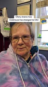 Cheryl shares her story of how Clubhouse has changed her life for the  better! #clubhouseworks #mentalhealthclubhouse #mentalhealth  #clubhousemichigan #clubhouseinternational #harmonyhallclubhouse ...