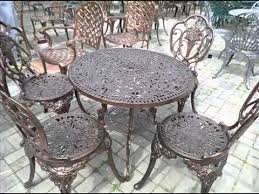 Cast iron patio dining furniture. Cast Iron Garden Furniture I Cast Iron Metal Garden Furniture Youtube