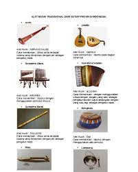 Betapa tidak, alat musik ini memiliki banyak sekali varian di indonesia. Alat Musik Tradisional 34 Provinsi Di Indonesia Belajar