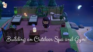 Animal Crossing New Horizons Building A Spa And Outdoor Gym For My Fi Animal Crossing Animal Crossing Wild World Animal Crossing Memes
