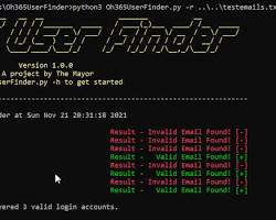 Office 365 User Enumeration tool