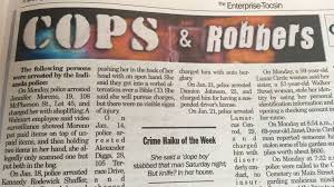 The tribune has two sister publications. In Lighthearted Turn Newspaper Takes Crime Reports And Makes Them Haiku The Two Way Npr