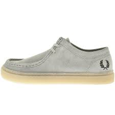 Fred Perry Dawson Low Suede Shoe Grey