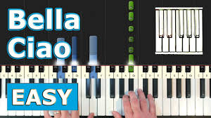 Bella ciao jazz instrumentals jazz piano. Bella Ciao Easy Piano Tutorial Sheet Music Synthesia Youtube