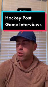 Post Game Interview Hockey Suits