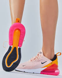 Nike Air Max 270 Pink Yellow Shoes Nike Nike Air Max New Nike Shoes