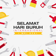 Apakah anda mencari gambar transparan logo, kaligrafi, siluet di hari buruh, pekerja internasional hari, hari? Labor Day Hari Buruh Internasional 1st Mei Buruh Hari Selamat Png And Vector With Transparent Background For Free Download