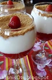 Kisnis Otu Cilek Soslu Dondurmali Yaz Tatlisi Tatli Tatli Tarifleri Kisnis