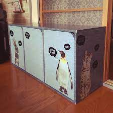 100均のリメイクシートでカラーボックスをおしゃれに リメイク集をお デニム柄リメイクシート カラーボックス リメイクシート カラーボックス diy カラーボックス