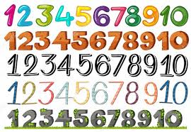 Accede a una de las mayores bolsas de empleo en españa y encuentra la profesión que buscas. Un Conjunto De Numeros Y Fuentes Vector Gratis