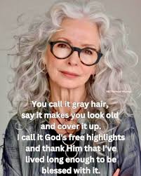 embrace your #silver 🧜🏻‍♀️