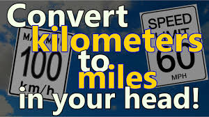 how to convert kilometers to miles in your head