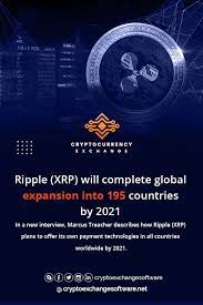 Ripple Xrp Will Complete Global Expansion Into 195 Countries By 2021 In A New Interview Marcus Treacher Desc Cryptocurrency Blockchain Technology Blockchain