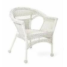 Darwin Patio Chair With Cushion Birch Lane In 2020 White Wicker Chair Wicker Chairs Wicker Furniture