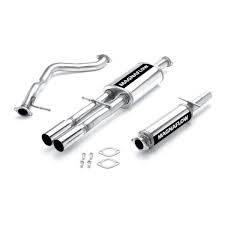 Magnaflow 15746 Volkswagen Jetta Mk4 1 8t 2 0l 2 8l Stainless Cat Back Performance Exhaust System Dual Tip Exit Through Rear Valence Only Volkswagen Jetta Performance Exhaust Vw Jetta