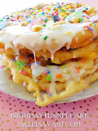 Birthday Cake Funnel Cake Recipe Sweet Savant Recipe Funnel Cake Funnel Cake Recipe Fair Food Recipes