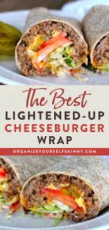 Healthy Grilled Cheeseburger Wrap Recipe In 2021 Healthy Grilling Health Dinner Recipes Easy Meal Prep