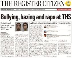 Whereas in malaysia, it was reported that three in 10 young people are victims of cyberbullying. Why The Register Citizen Exposed The Identity Of Student Bullies Connecticut Newsroom
