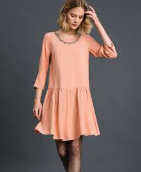 Scopri la sezione di abbigliamento da donna max mara: Abito In Georgette Con Bijoux Rimovibile