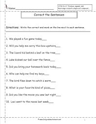 Second Grade Sentences Worksheets Ccss 2 L 1 F Worksheets Context Clues Worksheets 2nd Grade Worksheets Word Problem Worksheets