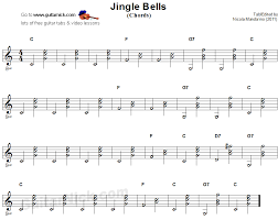 Jingle Bells Guitar Chord Sheet Music