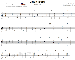 jingle bells guitar chord sheet music