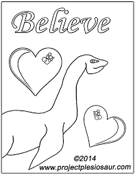 Printable Loch Ness Monster Coloring Page By Daplesiosaur Deviantart Com On Deviantart Monster Coloring Pages Loch Ness Monster Coloring Pages