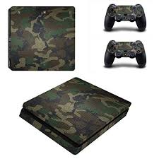Llc Integral Military Green Army Style Decal Cover For Sony Playstation 4 Slim Ps4 Console Gamepad Pack Sticker 2 Ski Ps4 Slim Console Ps4 Console Ps4 Slim
