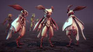 Assets - [WIP] Moth Humanoid Characer - Unity Forum