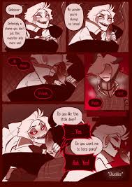 Rule 34 Dev - 2boys alastor_(hazbin_hotel) blush choking clothed comic  demon erection fellatio hazbin_hotel kneeling licking licking_penis  lucifer_morningstar_(hazbin_hotel) male male_only penis restrained  sharp_teeth sinningapple tentacle text ...